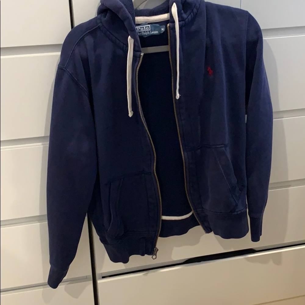 Navy Polo Ralph Lauren Zip Up